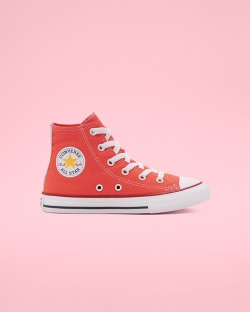 Converse Seasonal Color Chuck Taylor All Star Kiz Çocuk Uzun Ayakkabı Kırmızı/Beyaz/Koyu/Kırmızı | 1